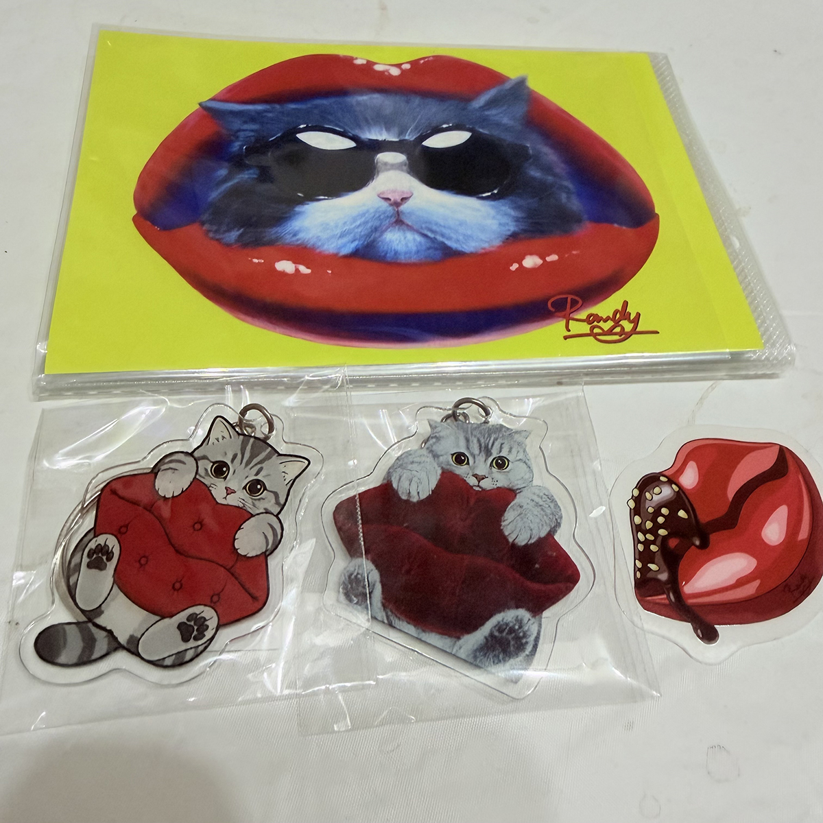 ツクルヒトタチ博in京都市京セラ美術館2026 EGGNWORKS  Randy TAKAHASHI キーホルダー、ポストカード、ステッカーのうち、いくつかを組み合わせ